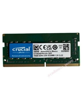 Crucial 16GB DDR4 RAM 3200MHz CL22 Laptop Memory 13thG Intel Core CT16G4SFRA32A